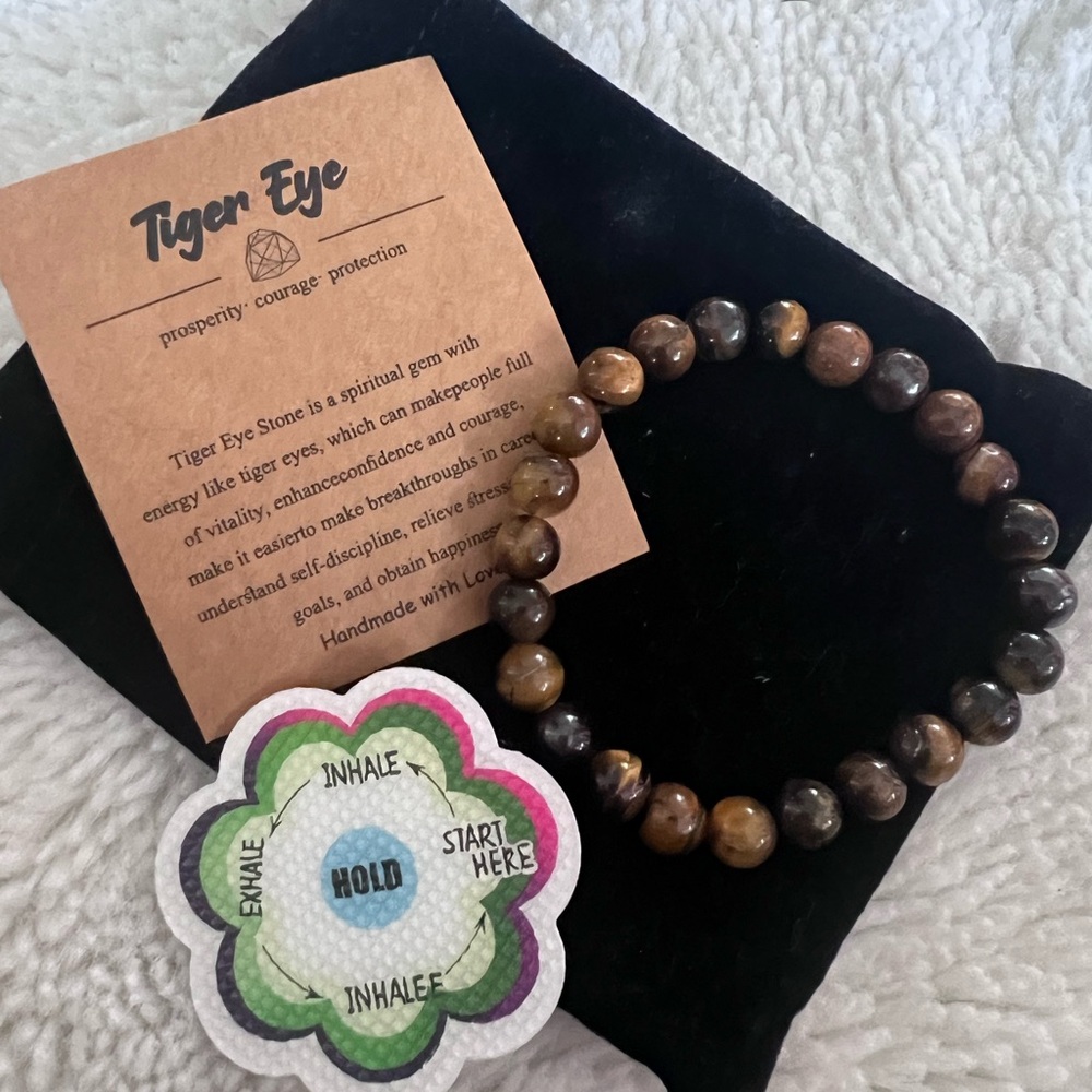 Tiger Eye Stone Beaded Bracelet